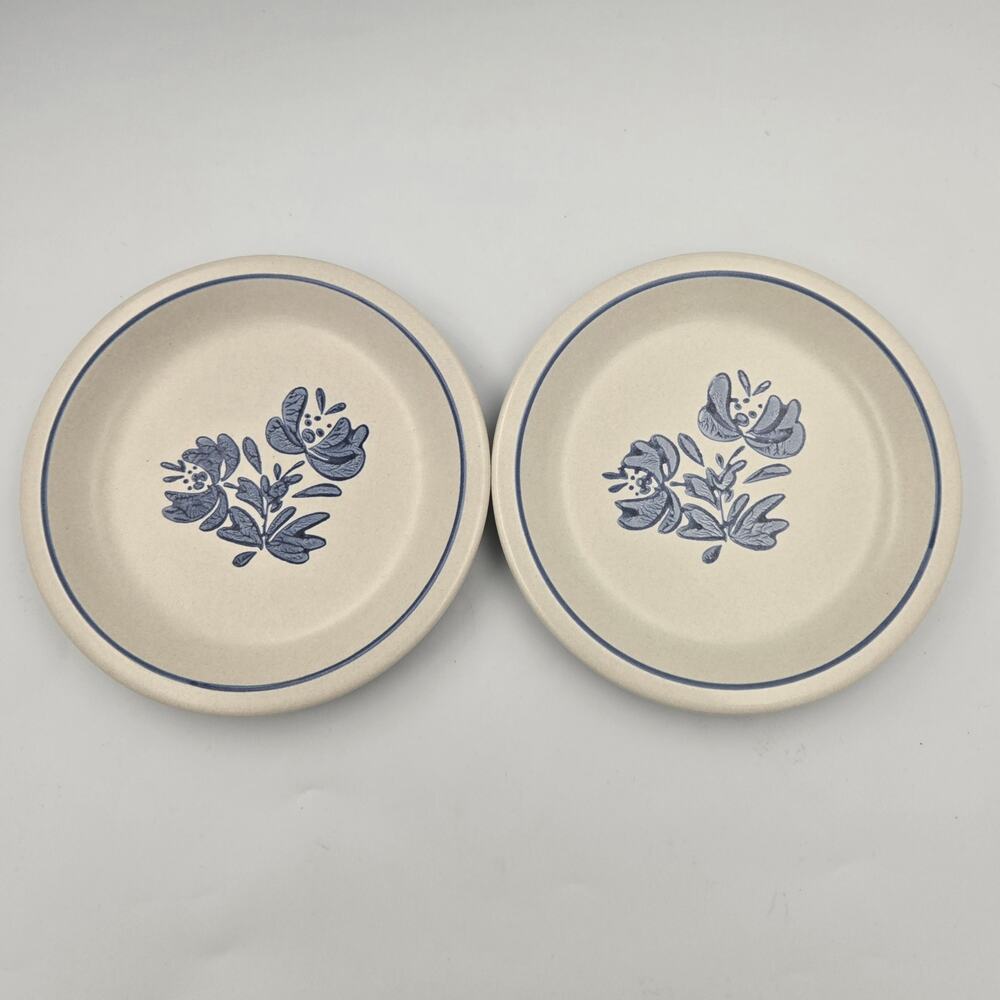 Two Pfaltzgraff Yorktowne Replacement 6.75" Dessert or Salad Plates Stoneware